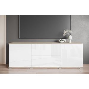 INOSIGN Lowboard »Kenia«, (1 St.), Der moderne TV-Schrank, mit 2 Türen und 2 Schubladen, Breite 180 cm