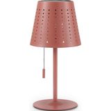 Paco Home Tischleuchte »LARA«, Outdoor LED Akku Metall Aufladbar Zugschalter Kabellos