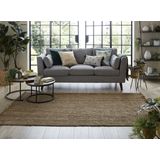 FLAIR RUGS Teppich »Jute Boucle«, rechteckig, 7 mm Höhe, aus 100% Jute, mit Fransen, aus Naturfasern