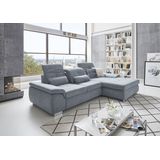 Die PlanBar Ecksofa »MP-IN16037 L-Form mit Kaltschaum-Polsterung«, mit Sitztiefenverstellung & Zierkissen