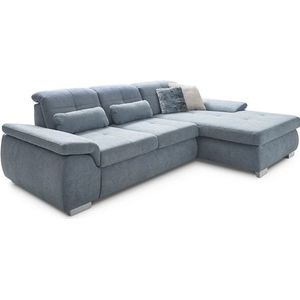 Die PlanBar Ecksofa »MP-IN16037 L-Form mit Kaltschaum-Polsterung«, mit Sitztiefenverstellung & Zierkissen