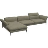 FLEXLUX Ecksofa »Salino, Funktionssofa mit Recamiere, Relaxsofa, Ecksofa«, Sofa mit Arm- und Kopfteil-Verstellungen, Kaltschaum & Stahl-Wellen