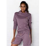 Bench. Loungewear Longsweatshirt, mit Stehkragen in Layeroptik und Kängurutasche, Loungewear