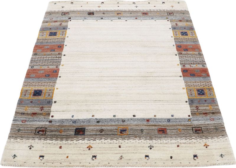carpetfine Wollteppich »Gabbeh Vida«, rechteckig, 15 mm Höhe, reine Wolle, weicher Flor, auch als Läufer erhältlich
