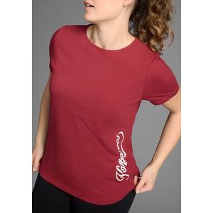 KangaROOS T-Shirt, Kurzarm, figurumspielend, unifarben, Rundhalsausschnitt, casual