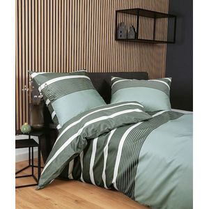 Janine Bettwäsche »J. D. 8468«, Bettwäsche im Streifen-Design in verschiedenen Qualitäten