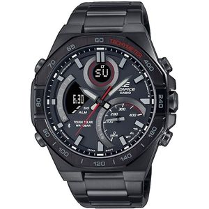 CASIO EDIFICE Smartwatch, Solaruhr,Armbanduhr,Herrenuhr,Stoppfunktion,Edelstahlarmband,Bluetooth