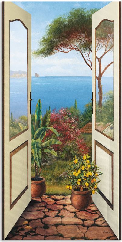 Artland Wandbild »Veranda am Meer«, Küstenbilder, (1 St.), als Alubild, Outdoorbild, Leinwandbild, Poster, Wandaufkleber