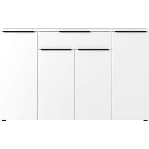 GERMANIA Sideboard »Mailand«, Sideboard mit einer Schublade und 4 Türen, in graphit & weiß verfügbar