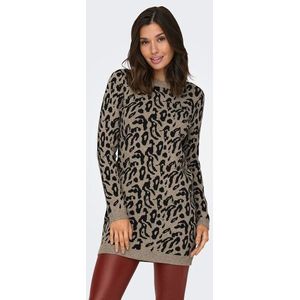 ONLY Strickkleid »ONLJENNI LS ANIMAL DRESS EX KNT«