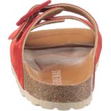VERBENAS Pantolette »Randell Velour«, Sommerschuh, Schlappen, Hausschuh, Urlaubschuh mit Softfußbett