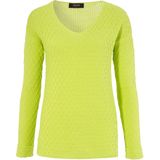 Aniston CASUAL V-Ausschnitt-Pullover, im trendigen Mustermix