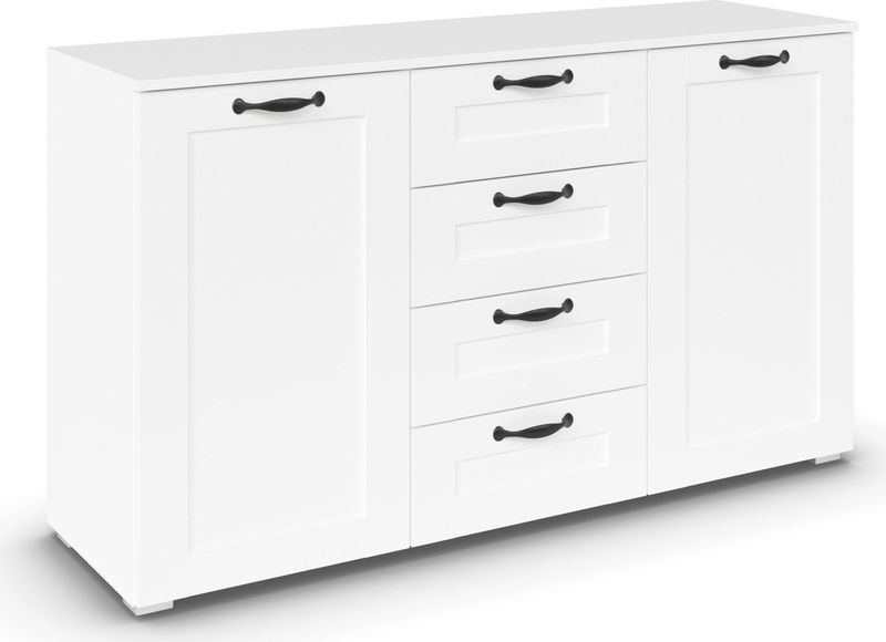 rauch Kombikommode »Cottage by Aditio«, in skandinavischem Landhausstil, 4 Schubladen mit Softclose-Funktion