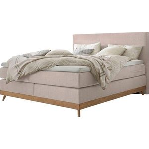 HASENA Boxspringbett »Scandia«, Massivholzrahmen und Füsse aus Eiche