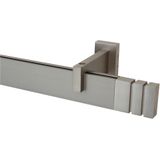 GARESA Gardinenstange »FLAT«, 1 l�äufig-läufig, Wunschmaßlänge, Rechteckprofil, Wandmontage, perfekter Lauf, modern, verlängerbar