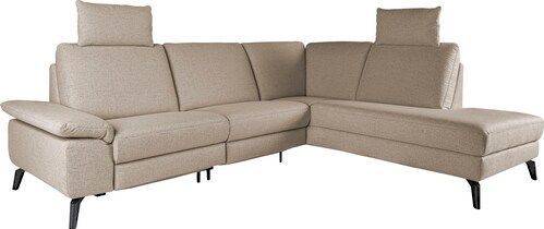 alina Ecksofa, inkl. Kopfstützen, wahlweise mit Relaxfunktion, Breite: 267 cm