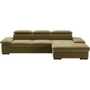 sit&more Ecksofa »Alcudia L-Form«, wahlweise mit Bettfunktion