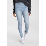 Arizona Skinny-fit-Jeans »Ultra Stretch«, hohe Leibhöhe, knöchellang, elastisches Denim-Material
