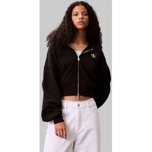 Calvin Klein Jeans Kapuzensweatshirt »A- FRNCH TRRY BDG LG«, Mit Rundhalsausschnitt