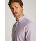 Tommy Hilfiger Langarmhemd »FLEX POPLIN CLASSIC STP RF SHIRT«, mit Sreifenmuster