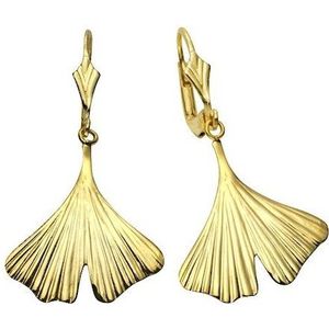 Vivance Paar Ohrhänger »333/- Gelbgold Ginkgo 3,5cm«