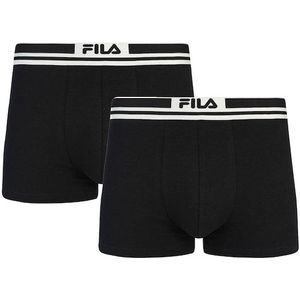 Fila Boxer »MAN BOXER SHORTS«, (2er Pack), mit sportlichem Streifen-Detail, ohne Eingriff