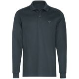 Trigema Poloshirt »TRIGEMA Langarm Poloshirt mit Armbündchen«, (1 tlg.)