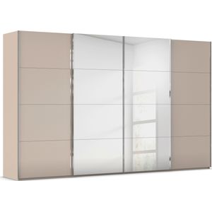 rauch Schwebetürenschrank »Kleiderschrank Schrank Garderobe Schlafzimmerschrank SCALE-FYRA«, edle viergeteilte Türen Spiegel/Glas-Mix viele Farben MADE IN GERMANY