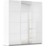 rauch Schwebetürenschrank »Kleiderschrank Kleiderschränke Schrank Garderobe AGORDO mit Glasfront«, durchdachte Innenausstattung, in 4 Breiten und 2 Höhen MADE IN GERMANY