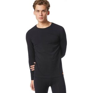 Bruno Banani Unterhemd »Warm Up«, mit kontrastfarbenen Markenlabel