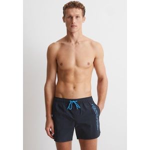 Marc O'Polo Badeshorts »Essentials Beach Jersey«, mit seitlichem Schriftzug-Design