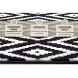 HANSE Home Teppich »Raute«, rechteckig, 9 mm Höhe, Läufer, Kurzflor, Skandi, Raute, Wohnzimmer, Schlafzimmer, Flur