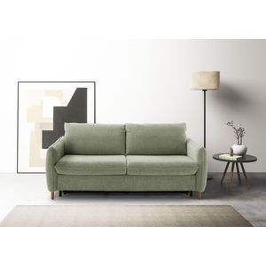 Places of Style Schlafsofa »Bacoli für Dauerschläfer geeignet durch hochwertigen Faltbeschlag«, in 3 Breiten und 3 Matratzenausführungen, belastbar 200 bis 270 kg