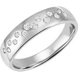 Firetti Fingerring »Schmuck Geschenk Silber 925 Damenring Ring Sternenhimmel«, mit Zirkonia (synth.)