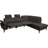 alina Ecksofa, inkl. Kopfstützen, wahlweise mit Relaxfunktion, Breite: 267 cm
