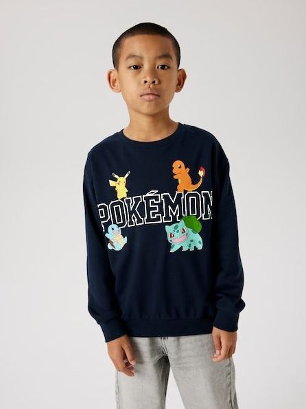 Name It Sweatshirt »NKMDAY POKEMON NREG SWEAT BRU NOOS SKY«