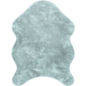Paco Home Fellteppich »Pelt 640«, fellförmig, 16 mm Höhe, Kunstfell, Uni Farben, sehr weicher Flor