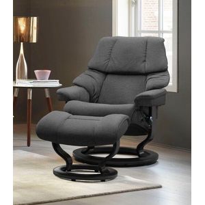 Stressless® Relaxsessel-Set »Reno«, mit Hocker, mit Classic Base, Größe S, M & L, Gestell Schwarz