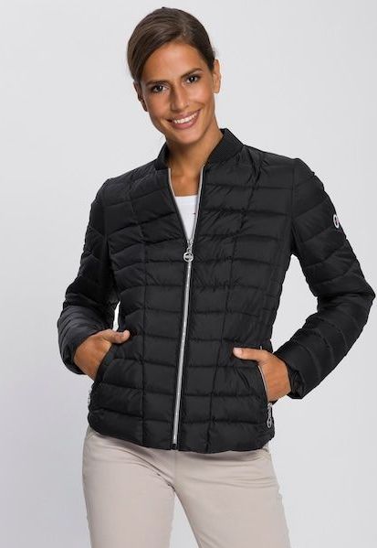 KangaROOS Steppjacke, figurbetonter Schnitt, hüftlange Passform