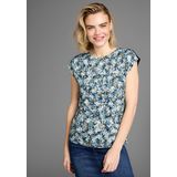 Laura Scott T-Shirt, mit filigranem Blumen-Druck