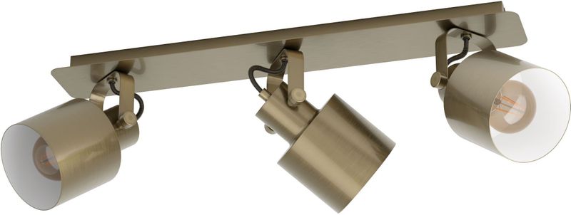 EGLO Deckenspot �»SOUTHERY«, Leuchtmittel E27  Leuchtmittel wechselbar-ohne Leuchtmittel, Deckenspot in gold und weiß aus Stahl - exkl. E27 - 40W
