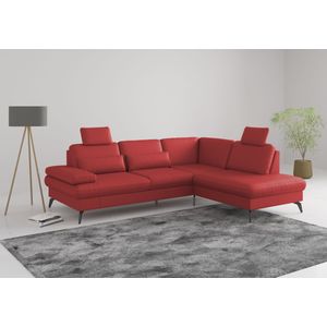 sit&more Ecksofa »Morris L-Form, inkl. Sitztiefenverstellung«, wahlweise mit Armteilverstellung, Bettfunktion & Bettkasten