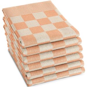 DDDDD Geschirrtuch »Barbeque, 65x65 cm, aus 100% Baumwolle, Jacquard-Gewebe«, (Set, 6 tlg.), optimale Feuchtigkeitsaufnahme und langlebige Qualität