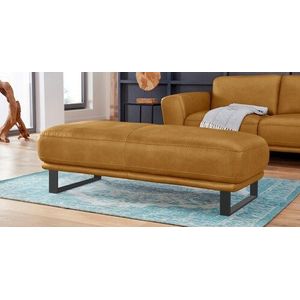 W.SCHILLIG Hocker »montanaa«, mit Metallkufen in Schwarz pulverbeschichtet, Breite 141 cm