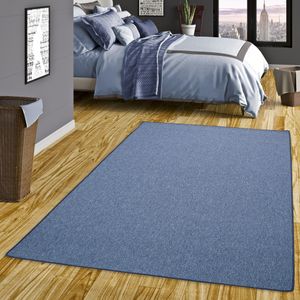 my home Teppich »Fortis«, rechteckig, 5 mm Höhe, Uni Farben, Schlinge, gekettelt, auch als Läufer, strapazierfähig