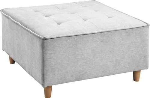 RAUM.ID Hocker »Flexid«, (1 St.), modular erweiterbar zum Sofa, Chenille-Bezug