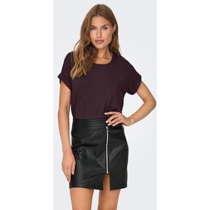 ONLY T-Shirt »ONLMOSTER S/S O-NECK TOP NOOS JRS«, mit Aufschlag am Arm