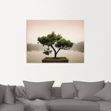 Artland Wandbild »Chinesischer Bonsaibaum«, Bäume, (1 St.), als Alubild, Outdoorbild, Leinwandbild, Poster, Wandaufkleber