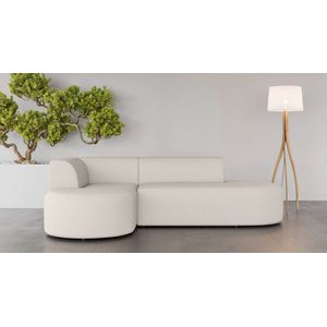 andas Ecksofa »Ecksofa Tvinne mit Ottomane links oder rechts bestellbar«, L-Form, mit Wellenunterfederung, BxTxH 260x170x73 cm