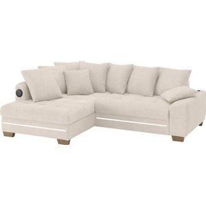 Mr. Couch Ecksofa »Nikita II, L-Form«, mit Kaltschaum, RGB-LED, Soundsystem, wahlweise mit Bett, Bettkasten